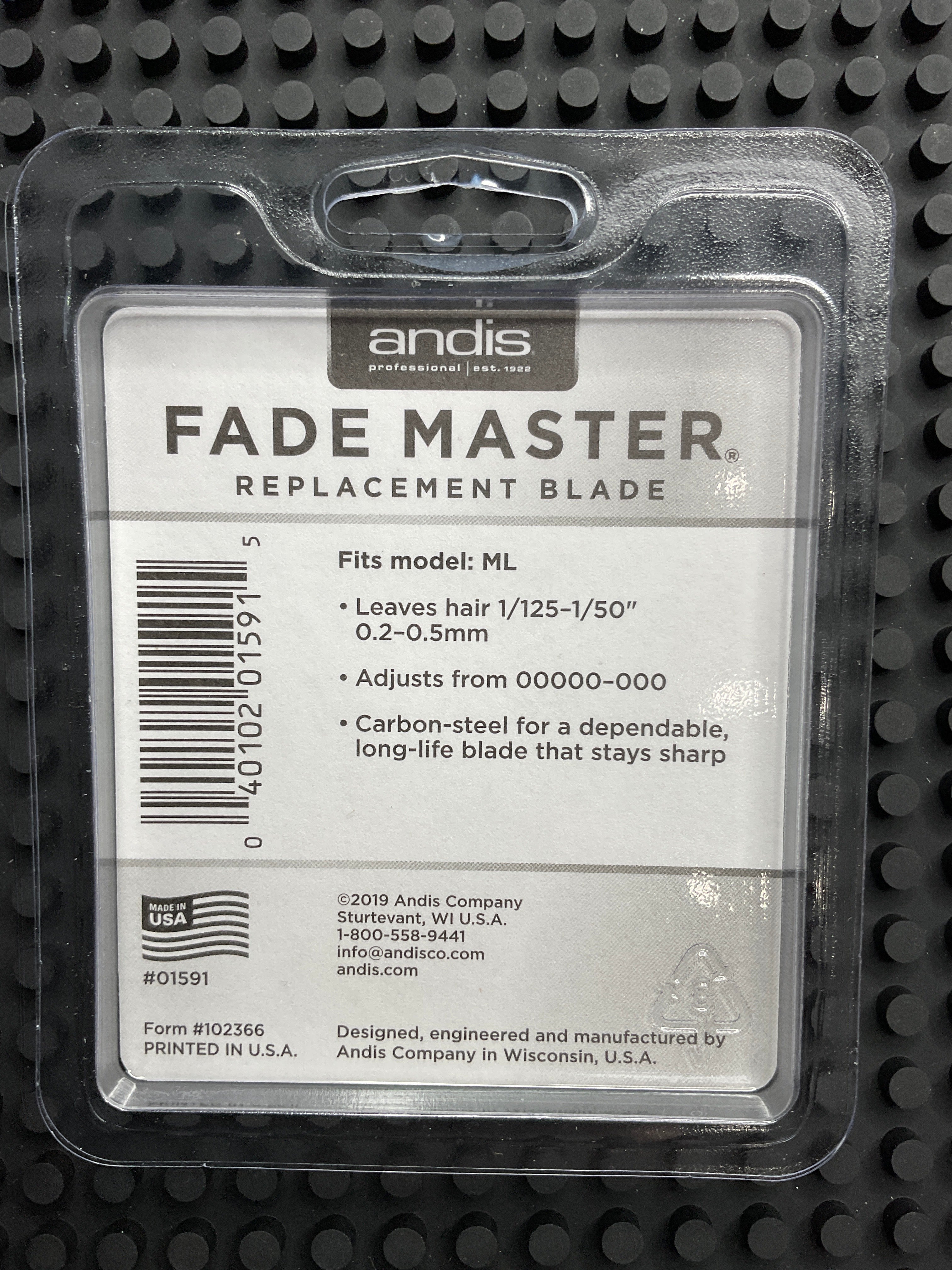 ANDIS FADE MASTER REPLACEMENT BLADE ADJUSTS FROM 00000-000 - Image 3