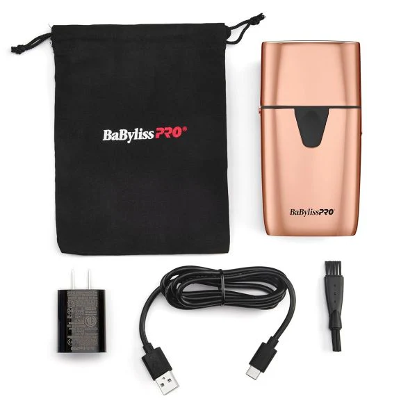 BaByliss Pro UVFOIL UV-Disinfecting Metal Double Foil Shaver RoseGold - Image 3