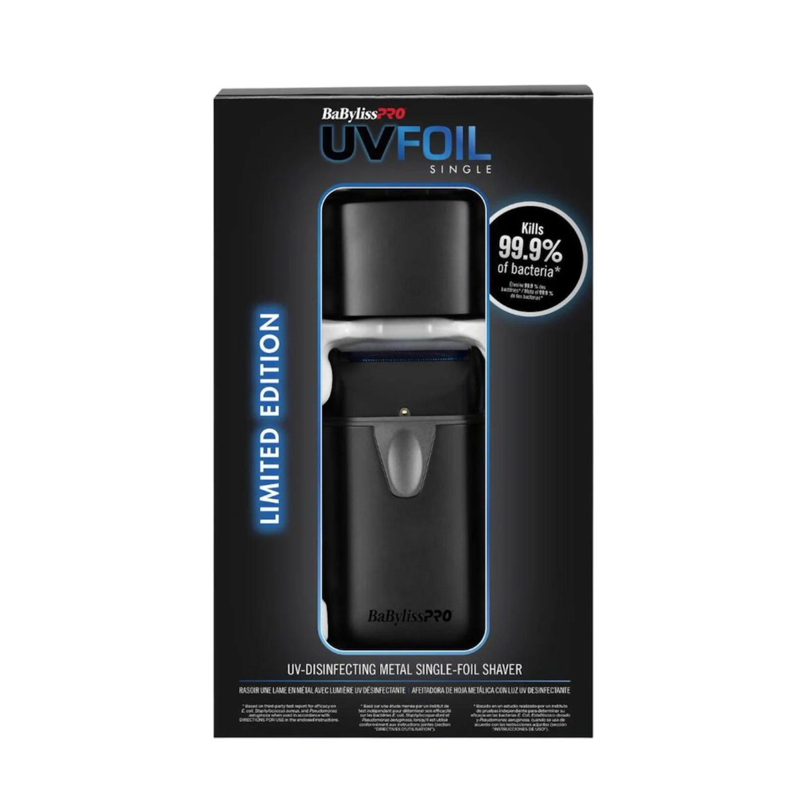 Babyliss UV Single Foil Shaver Matte Black - Image 4