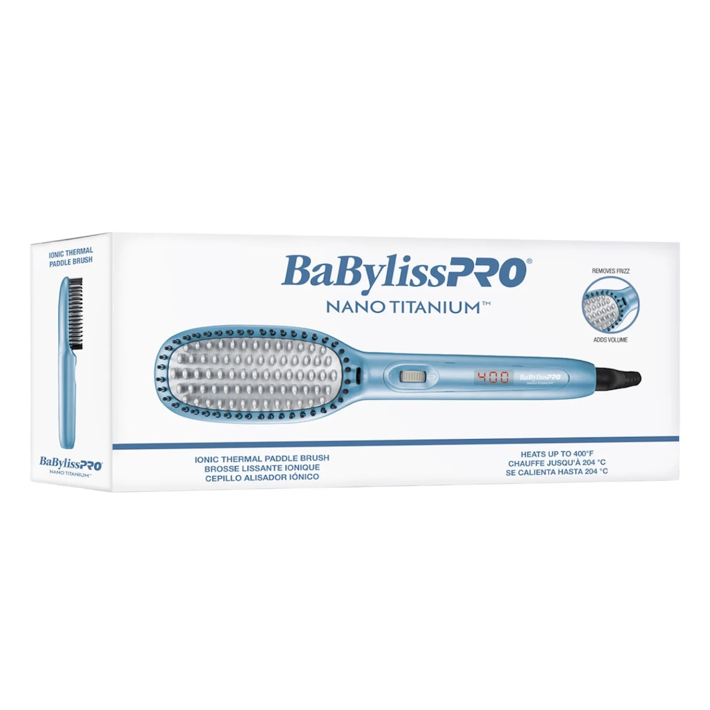 BaBylissPRO Nano Titanium™ Ionic Thermal Paddle Brush - Image 2