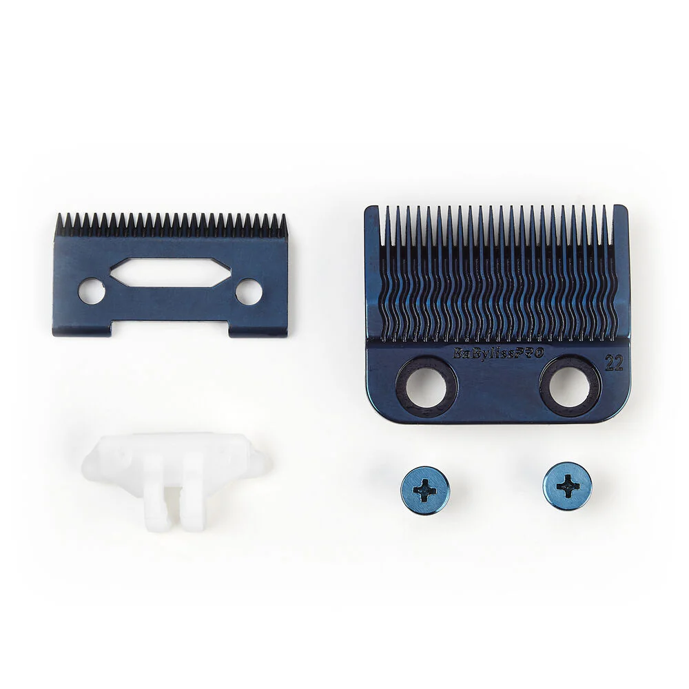 BabylissPro Blue Titanium Metal-Injection Molded Precision Fade Blade - Image 4
