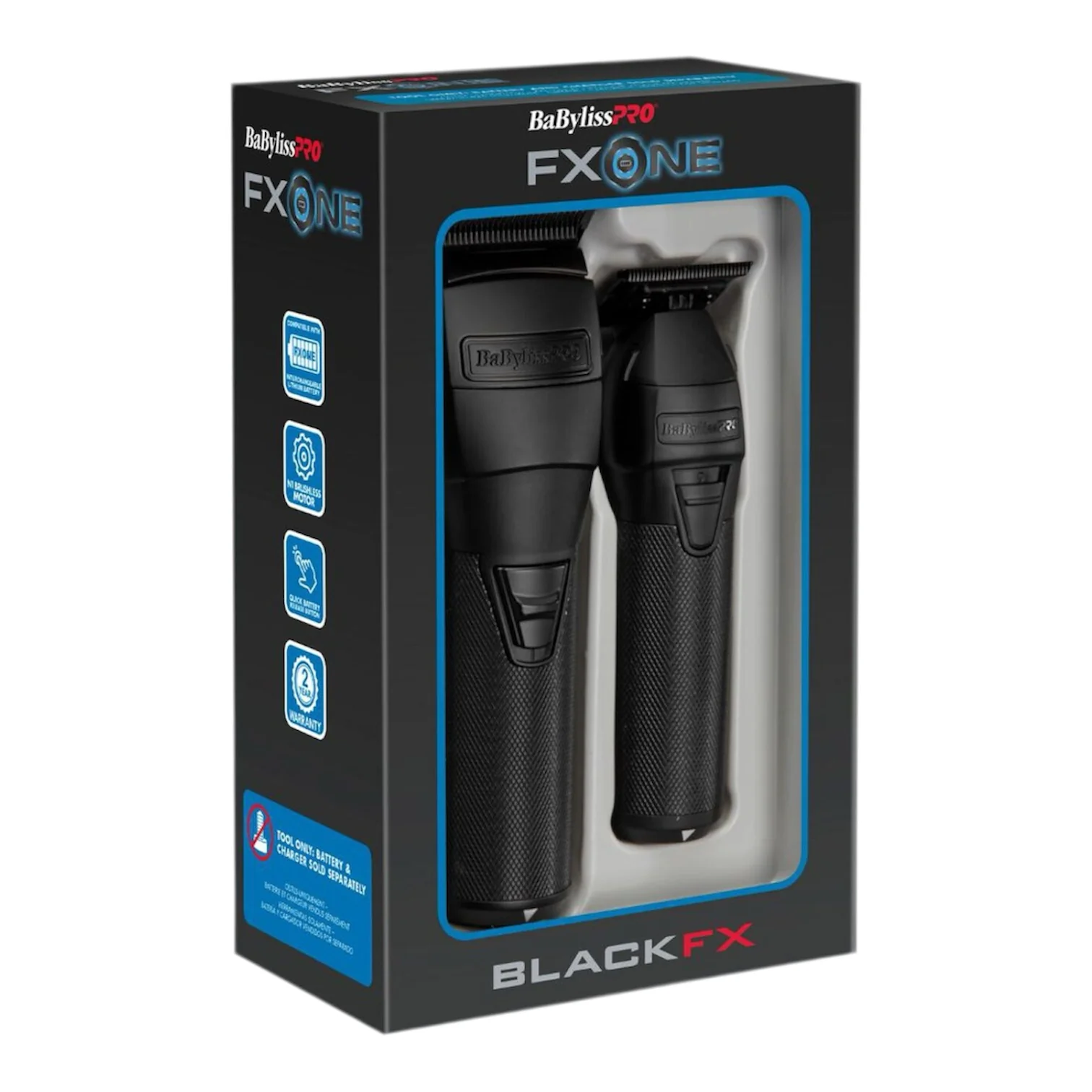 BaBylissPRO FXONE BlackFX Clipper & Trimmer Prepack (Tools Only) - Image 3