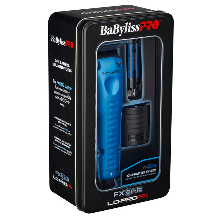 BaBylissPRO FXONE Lo-Pro FX High Performance Low Profile Limited Edition Black & Blue Clipper - Image 3