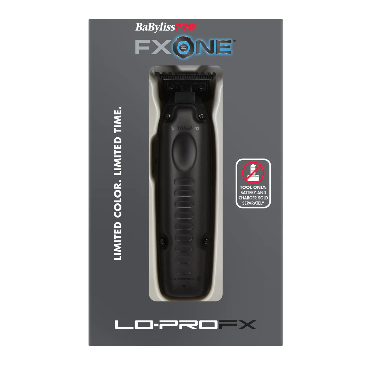BaBylissPRO FXONE Low-Profile Matte Black Interchangeable Battery Trimmer Tool Only - Image 4