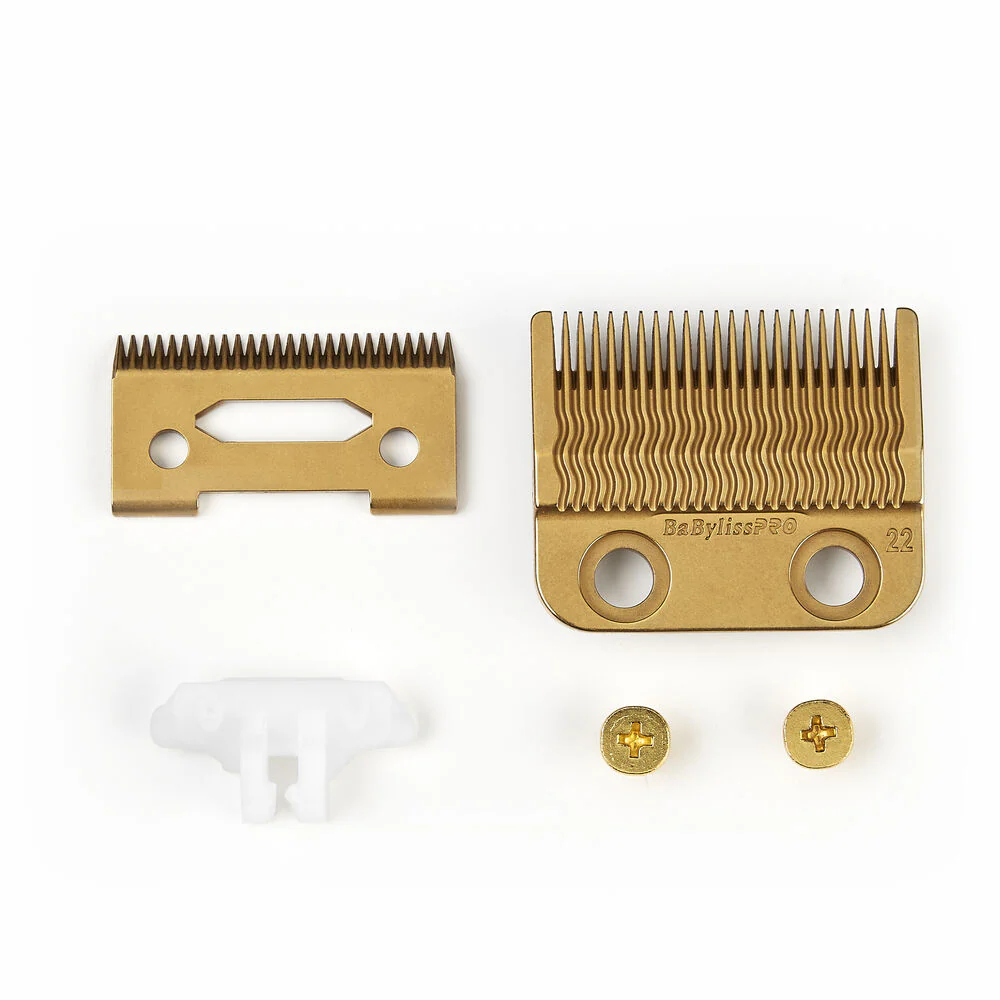 BabylissPro Gold Titanium Metal-Injection Molded Precision Fade Blade - Image 4
