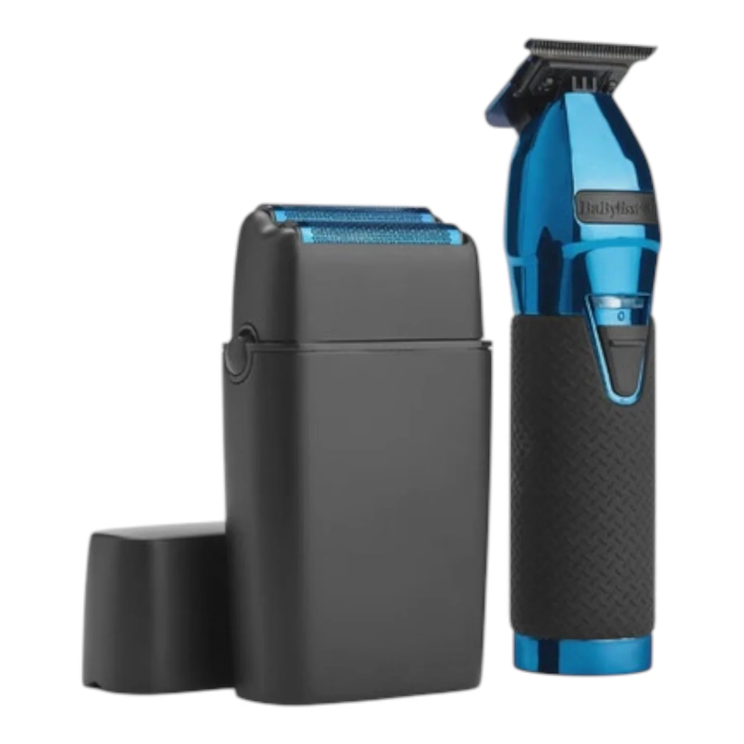 BaBylissPRO LimitedFX Black & Blue Trimmer and Double Foil Shaver Set - Image 2