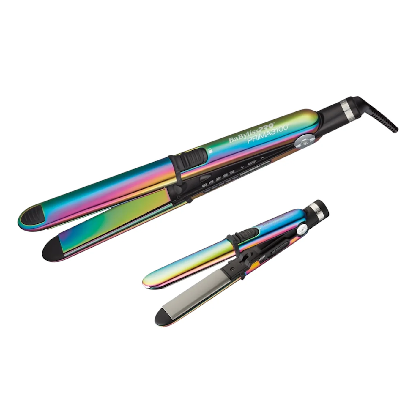 BaBylissPRO Nano Titanium™ Iridescent Prima3100 & Prima2000 Styling Irons Prepack