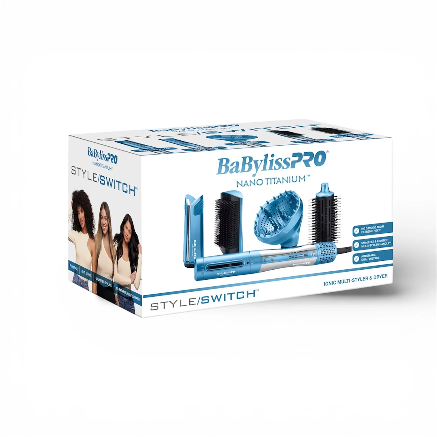 BaBylissPRO Nano Titanium™ Limited Edition Style/Switch Ionic Multi-Styler & Dryer - Image 2