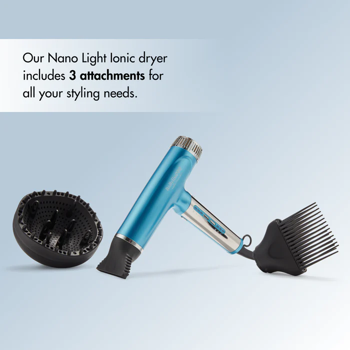 BaBylissPRO Nano Titanium Light Ionic High-Speed Hair Dryer - Image 7