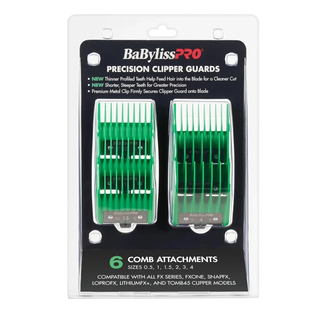 BaBylissPRO x Tomb45 Precision 6 Pc Clipper Guards Comb