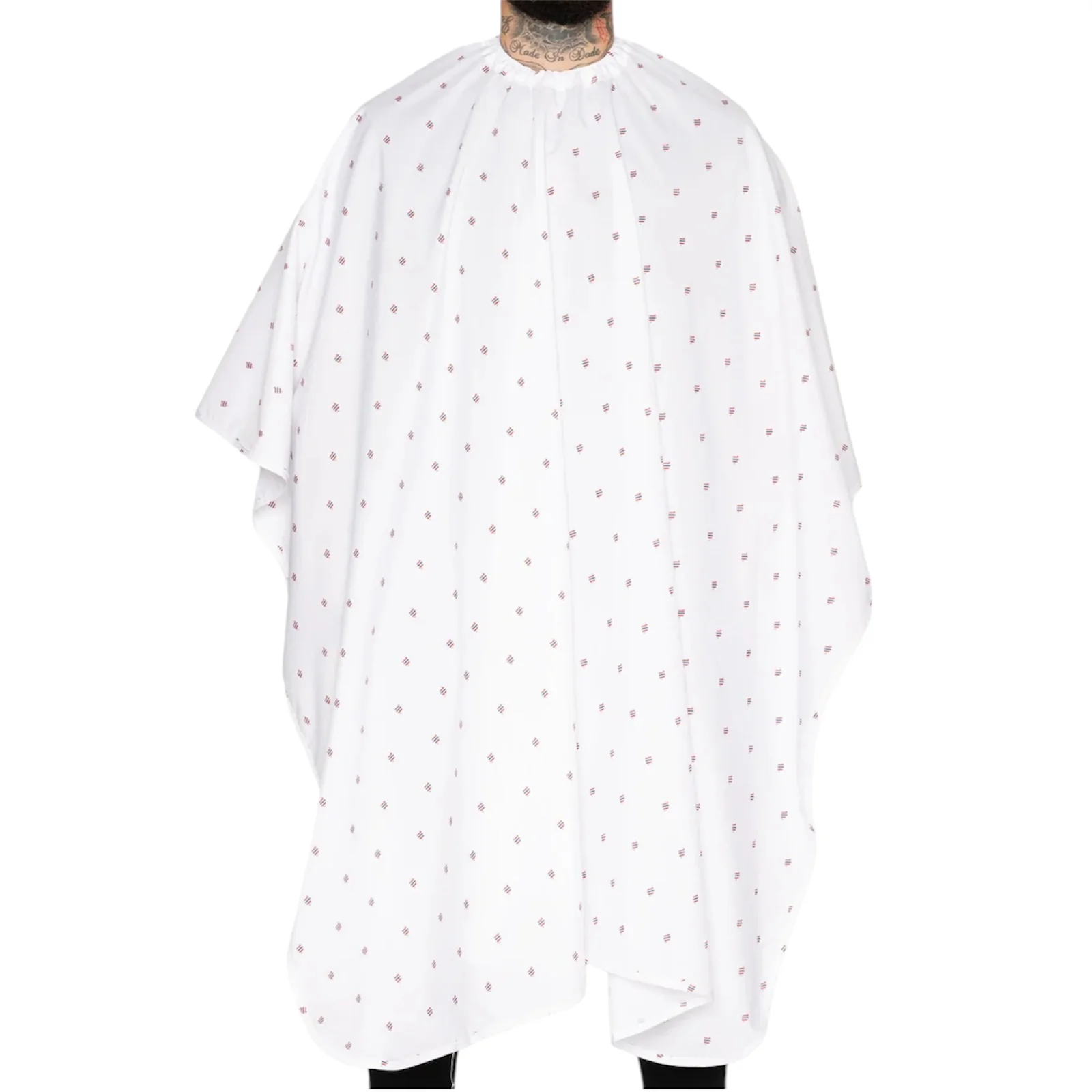 Barber Strong- Barber Shield - White Cape