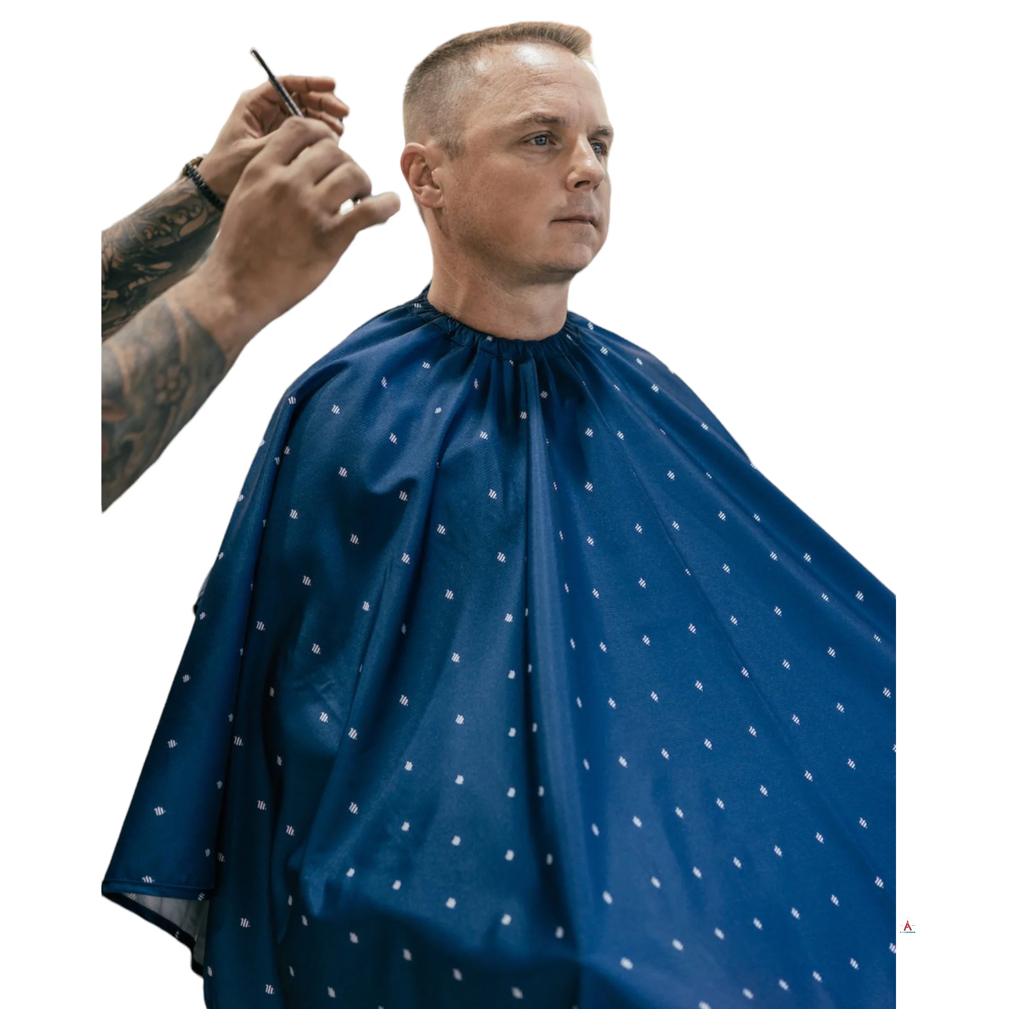 Barber Strong Blue Shield Collection Cape