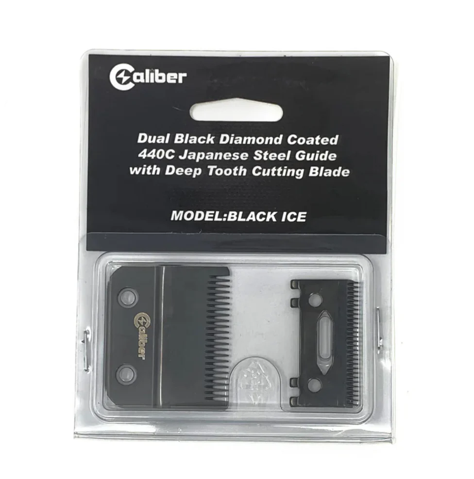 Caliber Black Ice Dual DLC Deep Tooth Blades