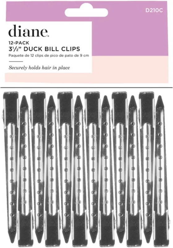 Diane 12-Pack 3 1/2" Duck Bill Clips #D210C