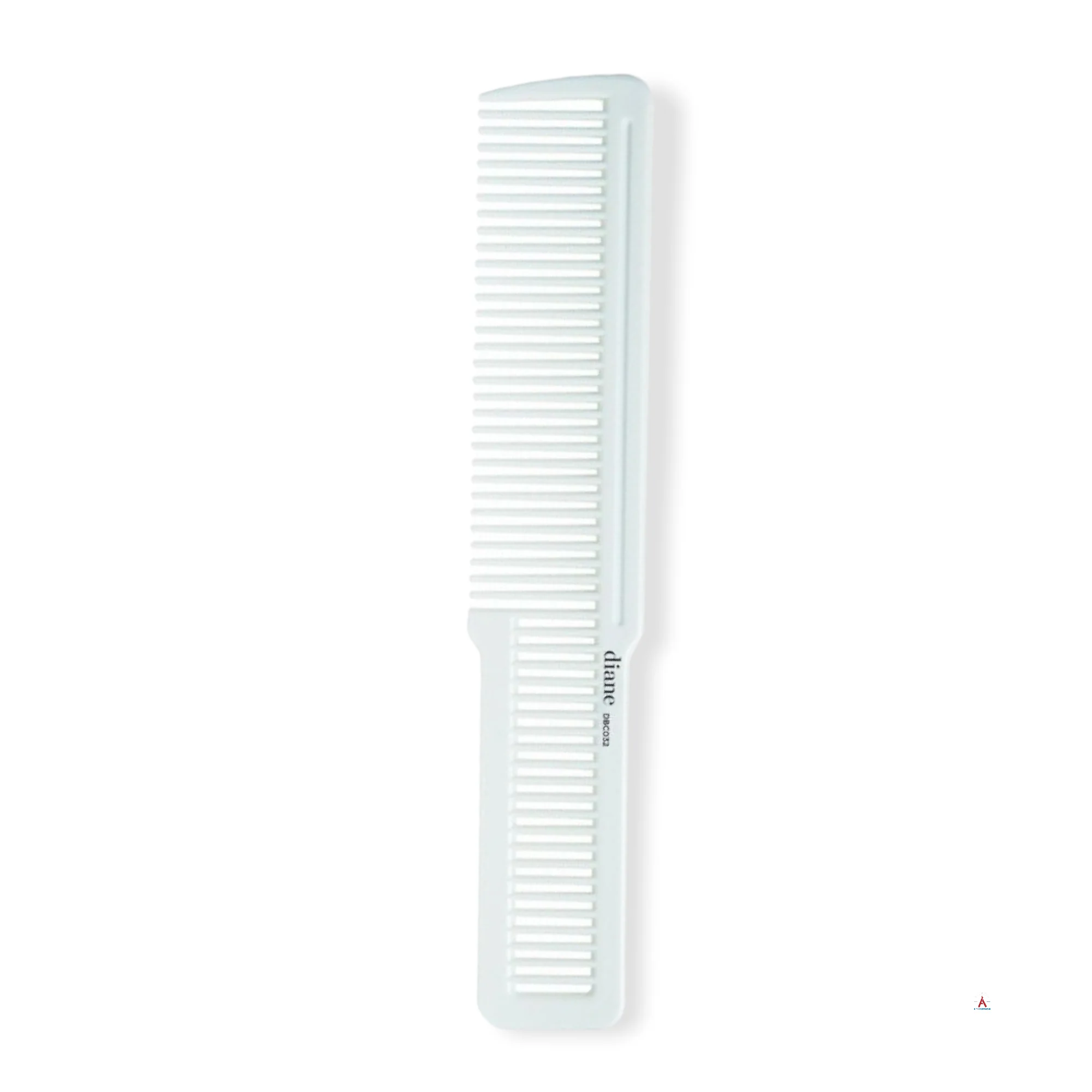 Diane Flat Top Comb 8" - White - Image 2