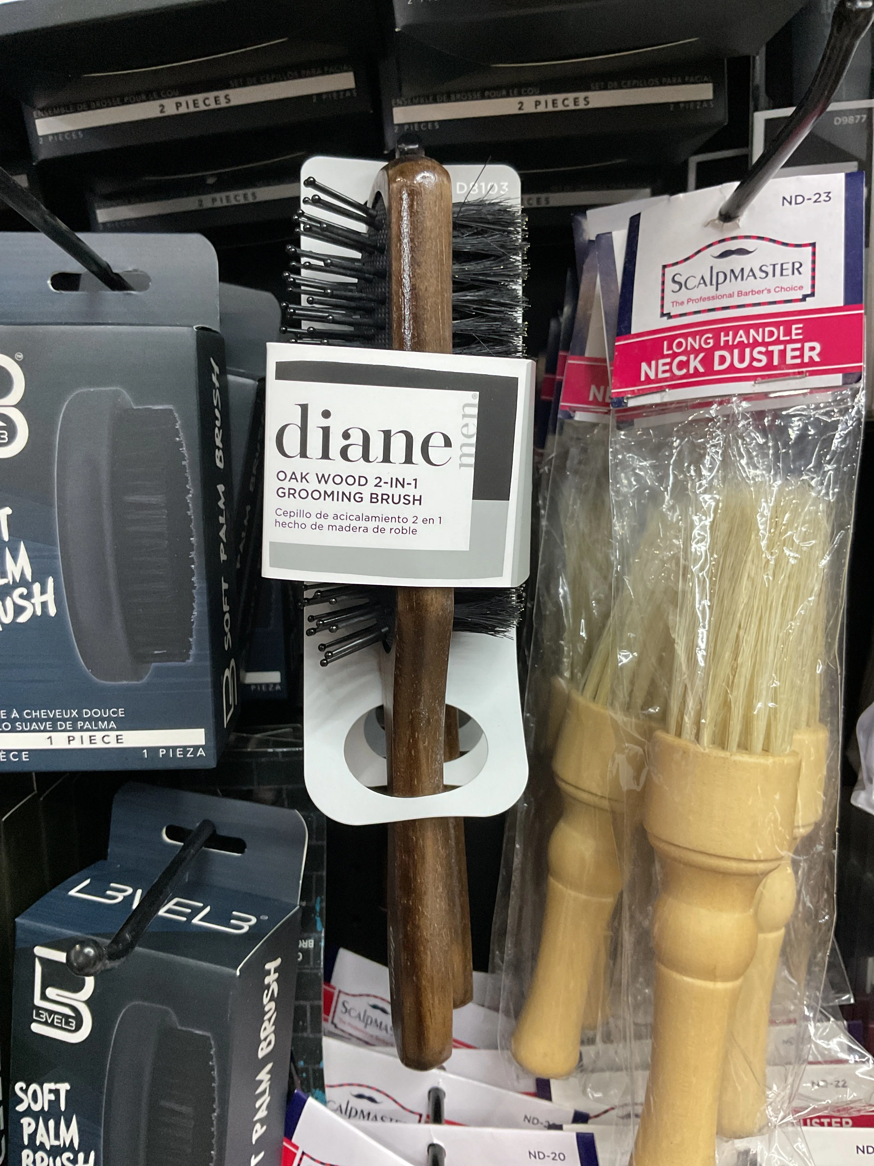 Diane Oak Wood 2 In 1 Grooming Brush