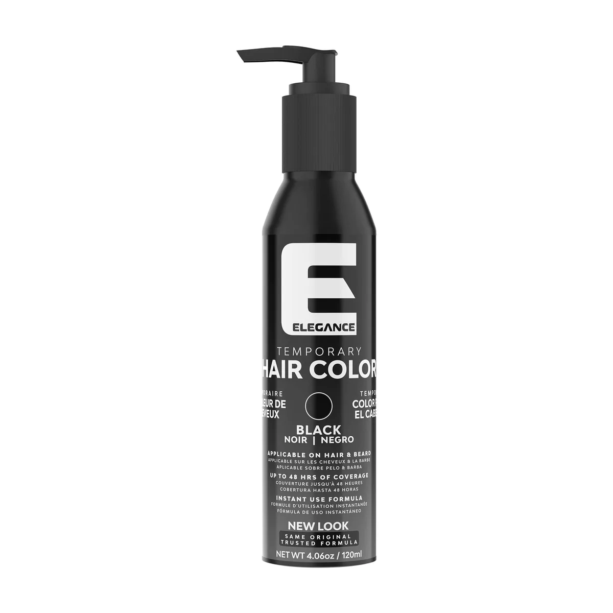 ELEGANCE  TEMPORARY HAIR COLOR, HIGHLIGHT & COVER black