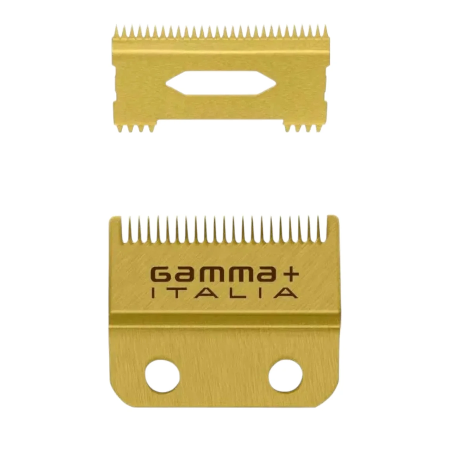 Gamma+ Clipper Blade with Gold Fixed Fade Blade & Gold Slim Deep Moving Blade #GP521G