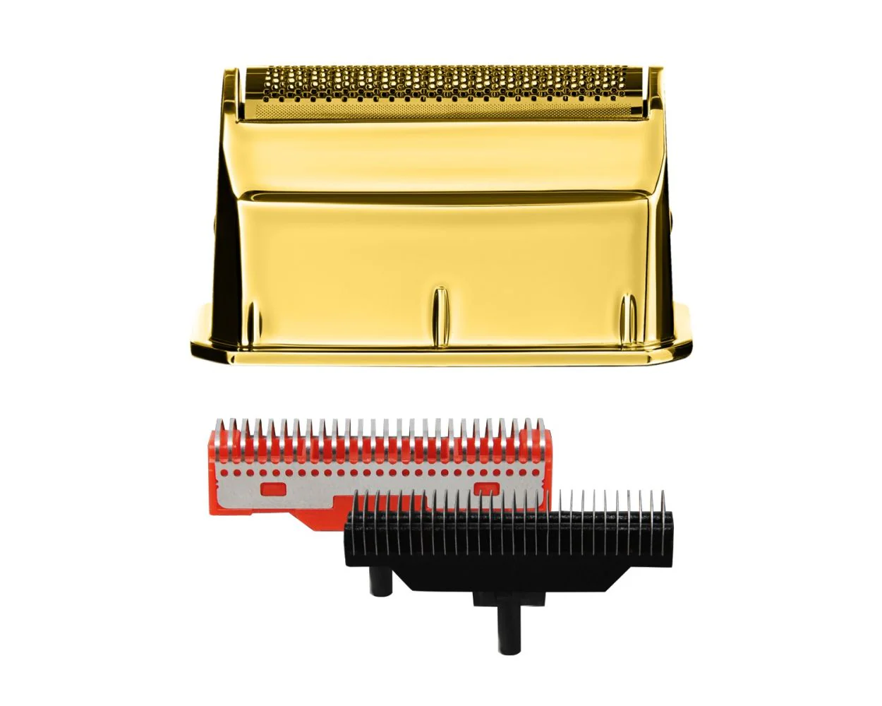 Gamma+ Gold Titanium Single Foil Head with Echo and Forged Cutters for the Uno Shaver - Image 2