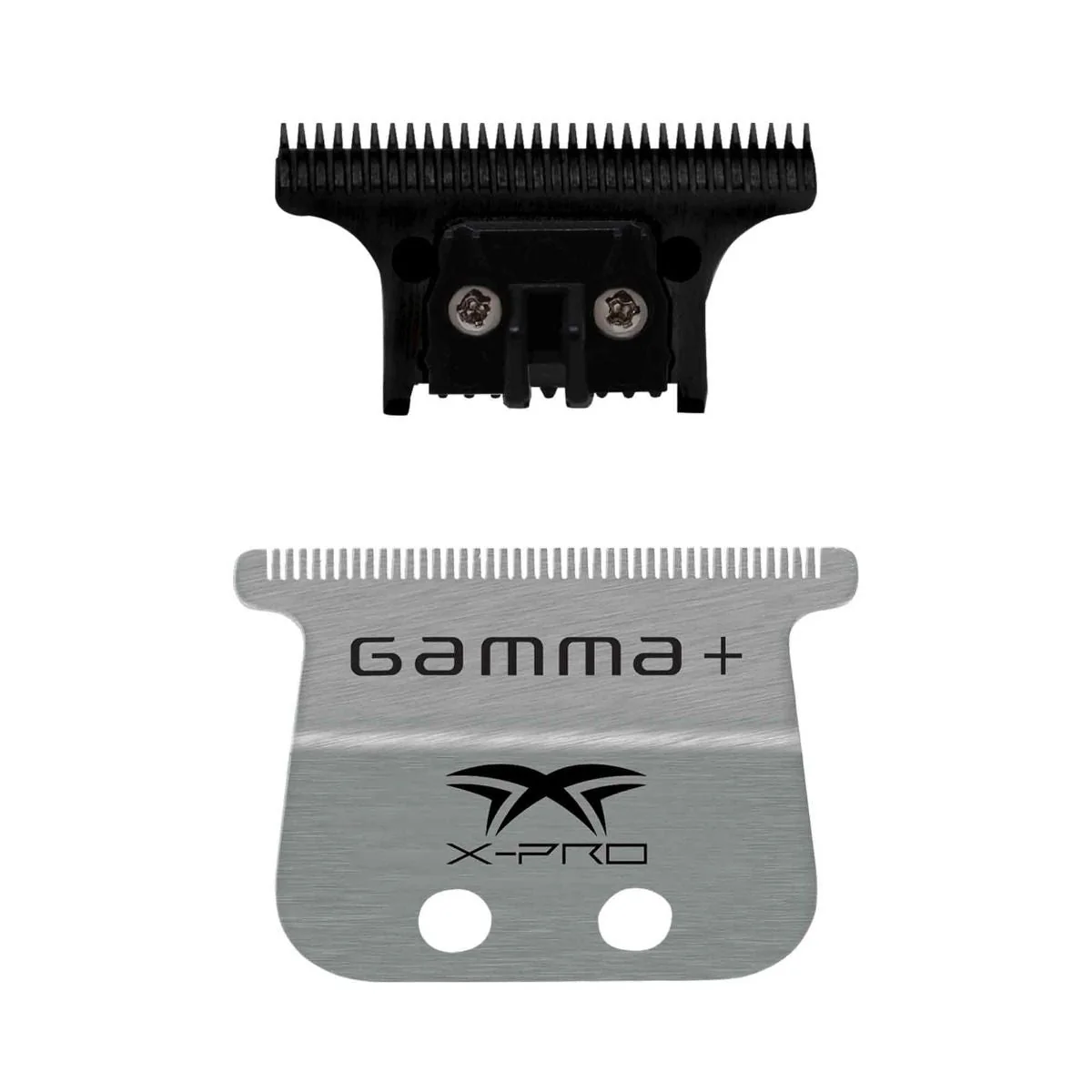 Gamma X-Pro Wide Stainless Steel with Black Diamond Carbon DLC The One Cutting Trimmer Blade Set