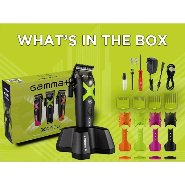Gamma+ XCEED Professional IN2 Vector Motor Cordless Clipper - Image 3