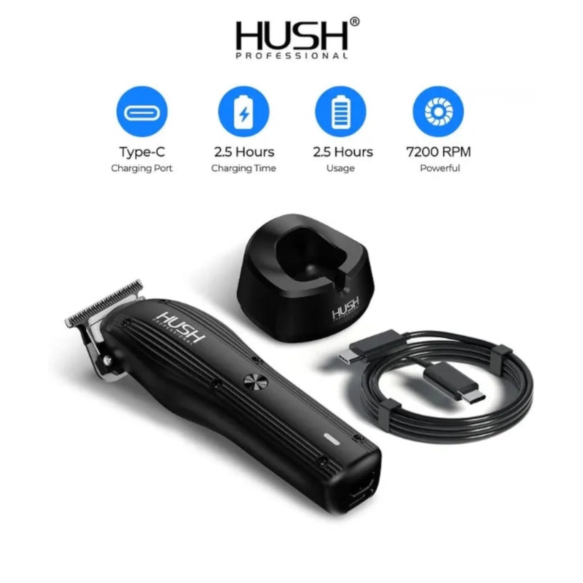 Hush Professional Low Noise Cordless Trimmer - Image 4