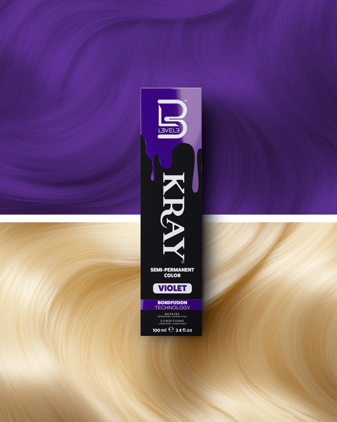 KRAY Semi-Permanent Color- VIOLET