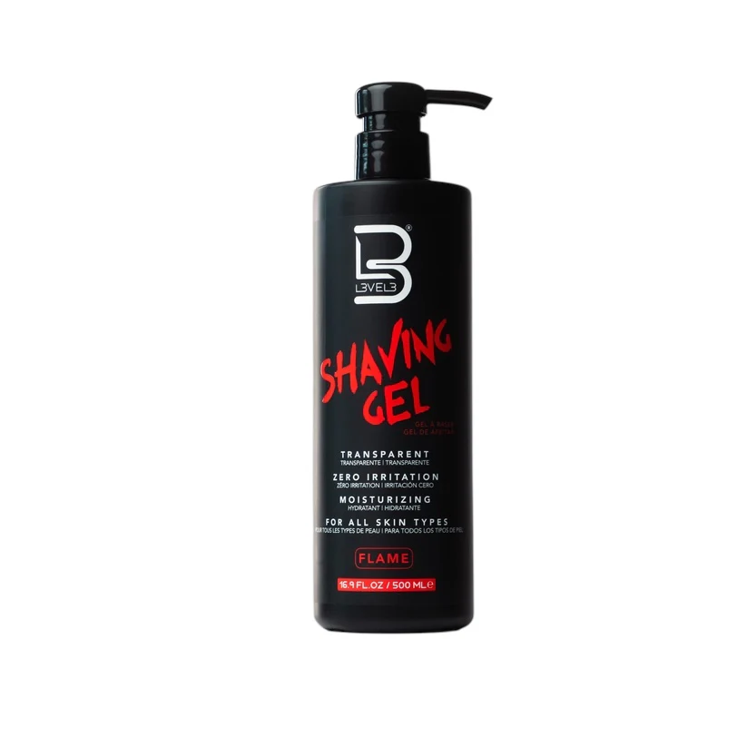 Level 3 TRANSPARENT SHAVING GEL 500ml - Image 4