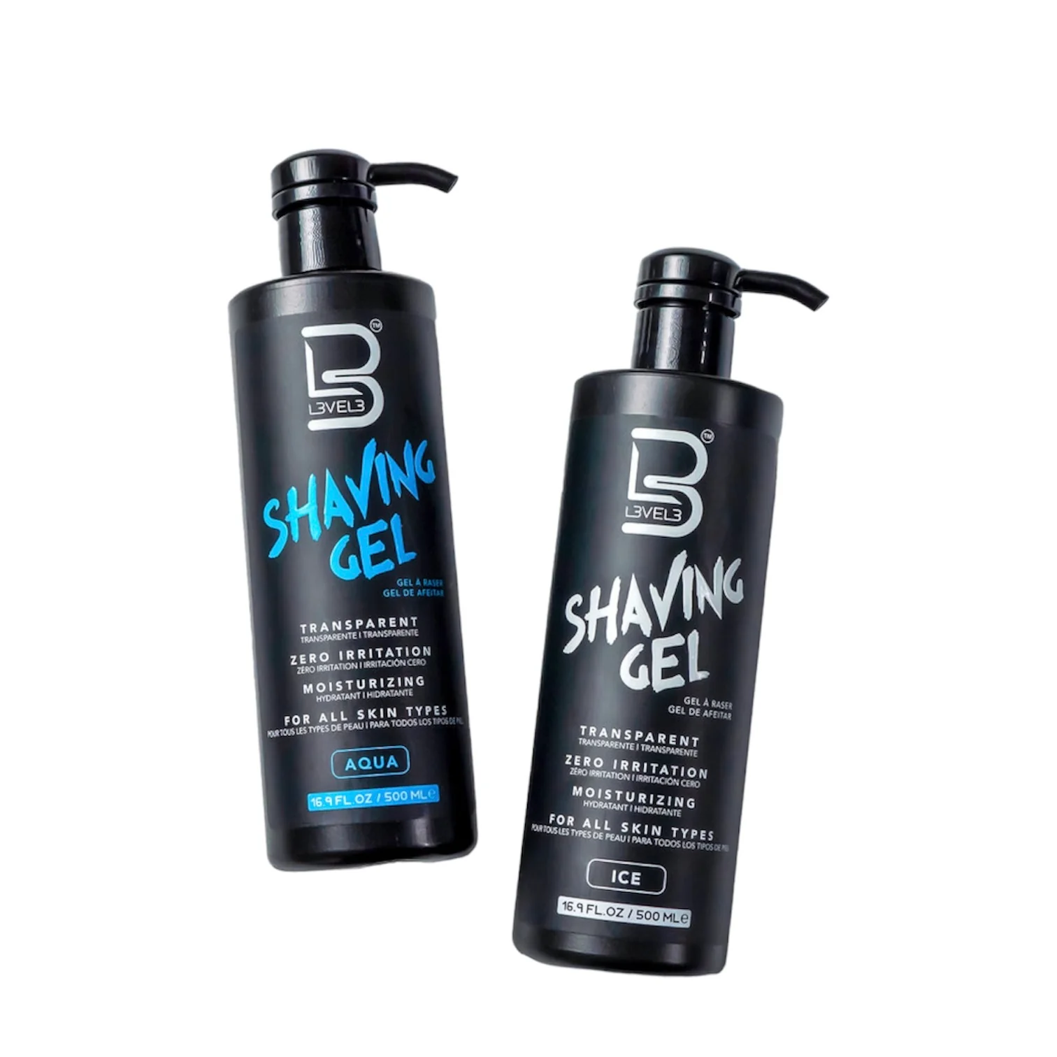 Level 3 TRANSPARENT SHAVING GEL 500ml - Image 5