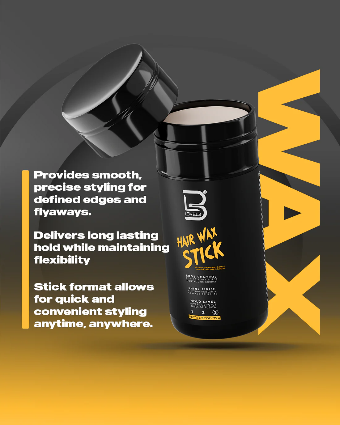 Level 3 Hair Wax Stick - Image 2