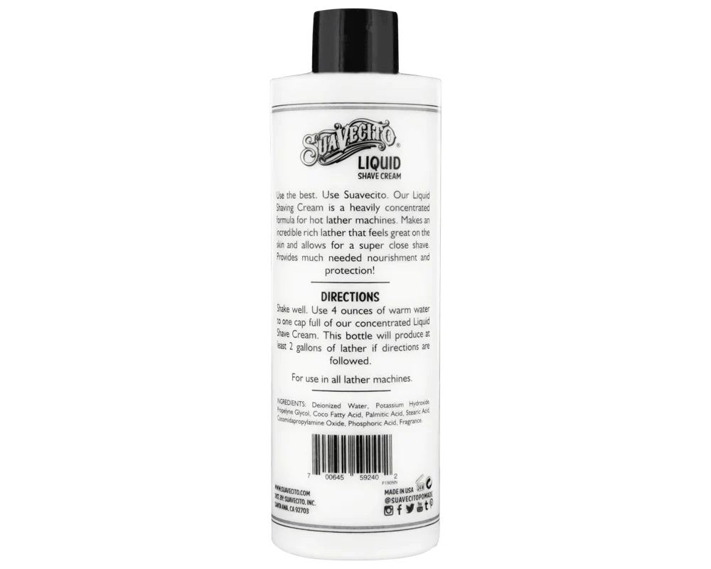Liquid Shave Cream Suavecito - Image 2
