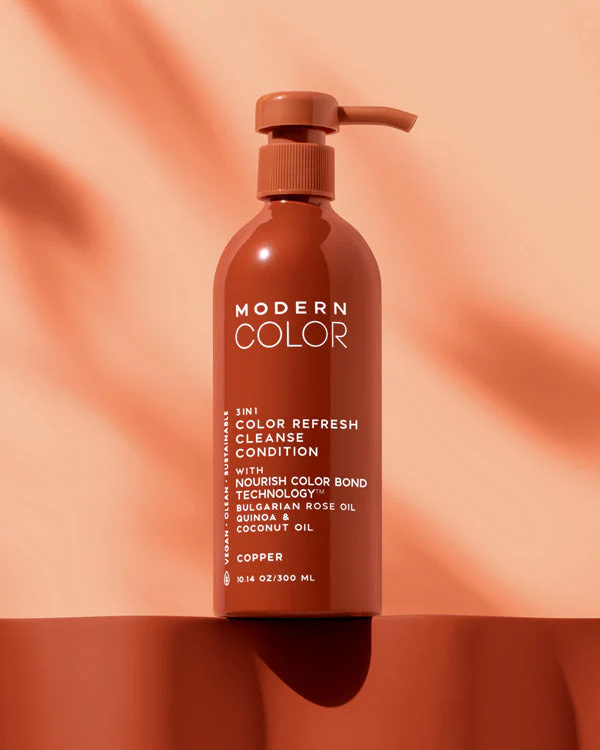 MODERN COLOR 3 In 1 Color Refresh, Cleanse Conditioner- Cooper