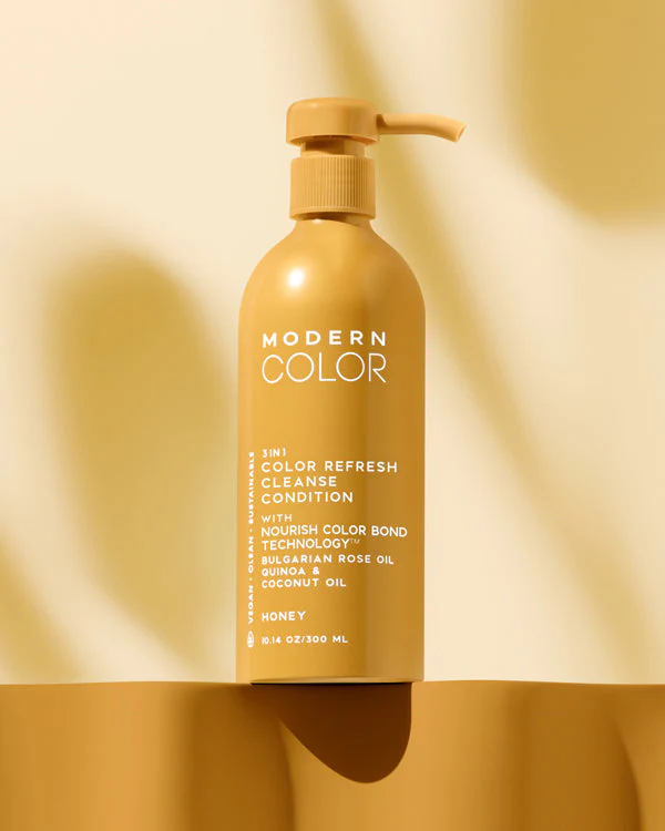 MODERN COLOR 3 In 1 Color Refresh, Cleanse Conditioner- Honey