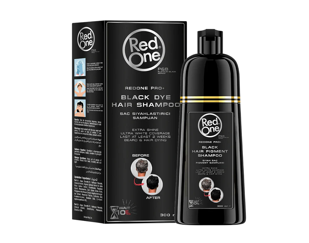 Red One Black Hair Pigment Shampoo