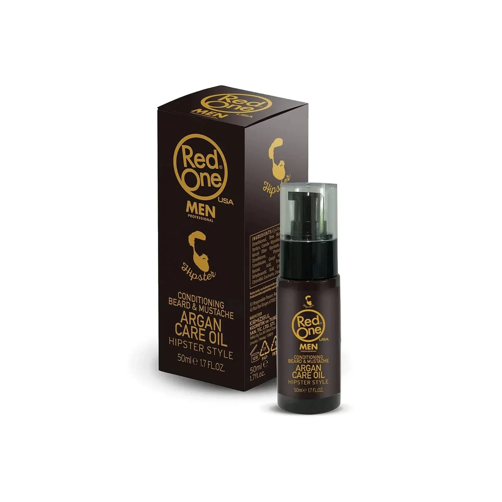 Red One Conditioning Beard And Mustache Argon Care Oil