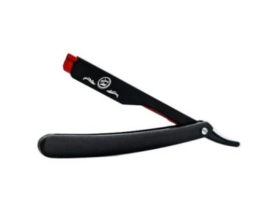 Rolda Classic Matte Black Straight Razor Blade Holder - Image 6