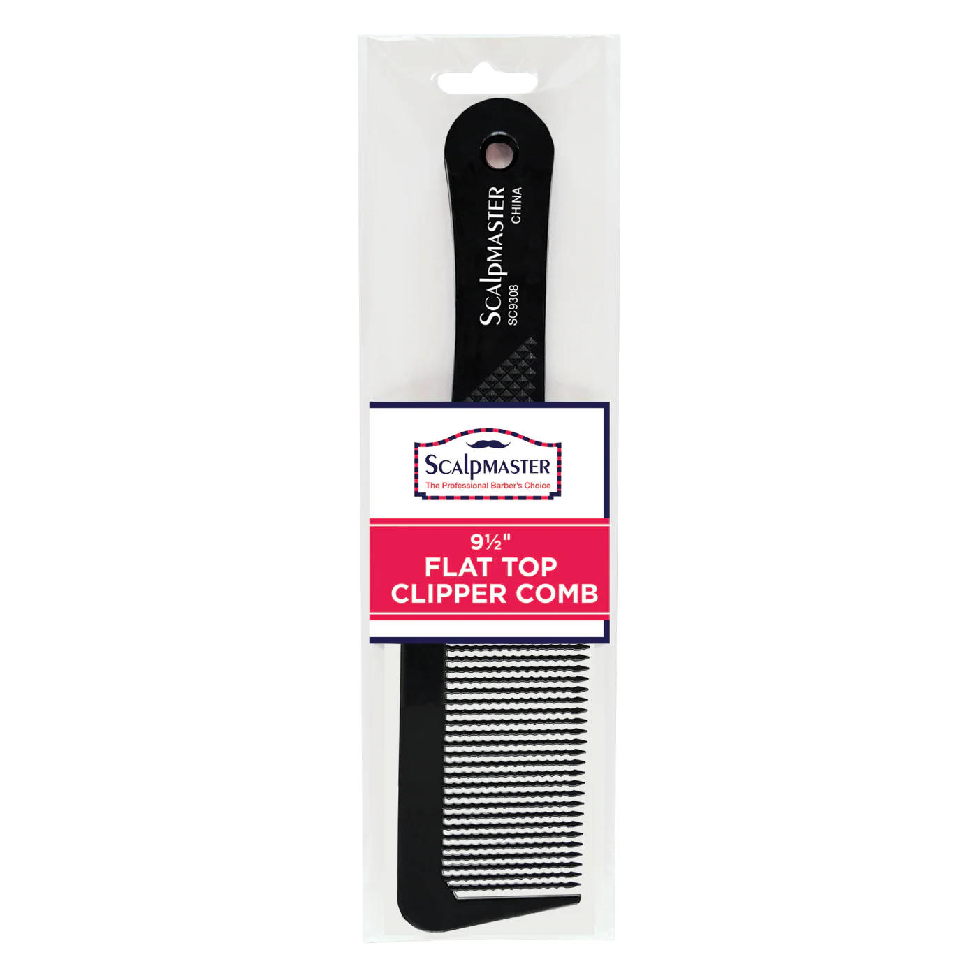 Scalpmaster Flat Top Clipper Comb - 9-1/2"
