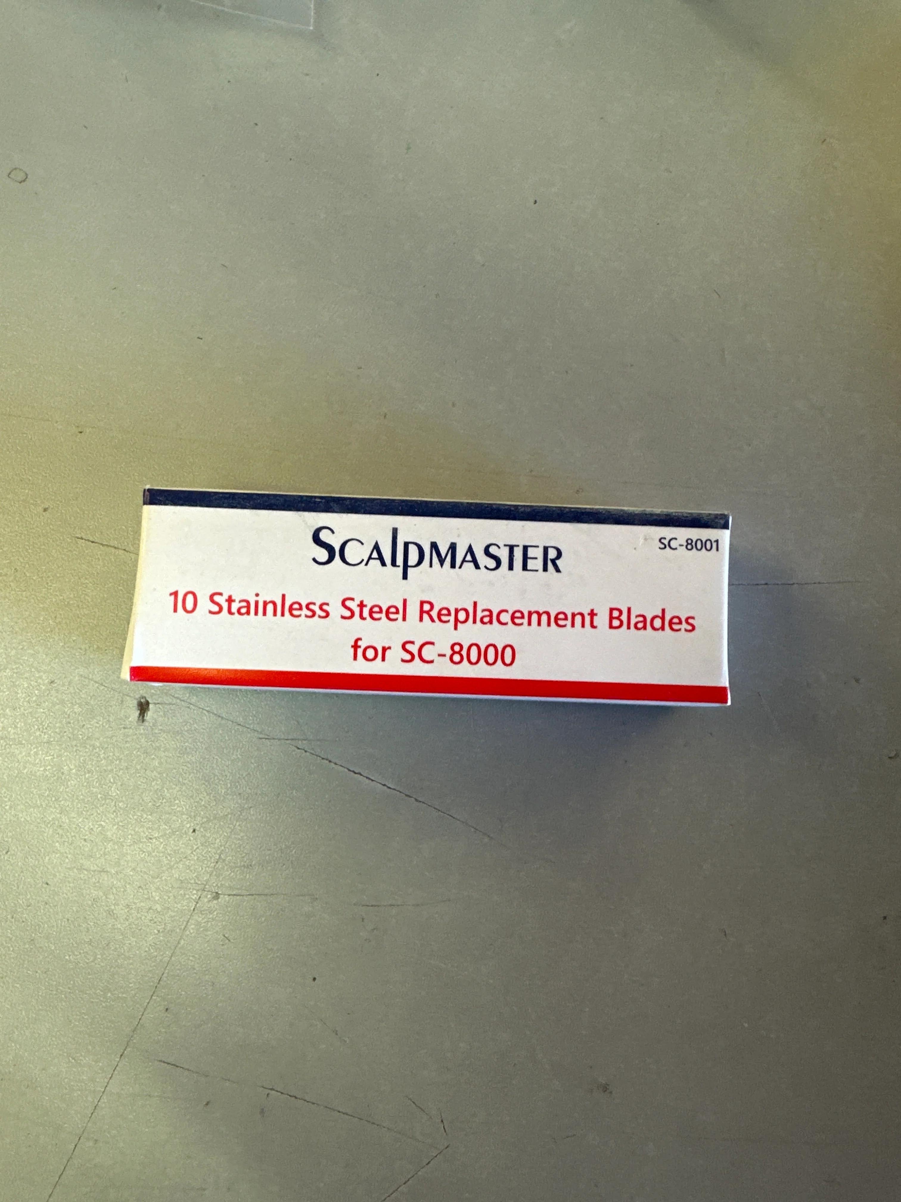 Scalpmaster stainless steel replacement blades sc-800