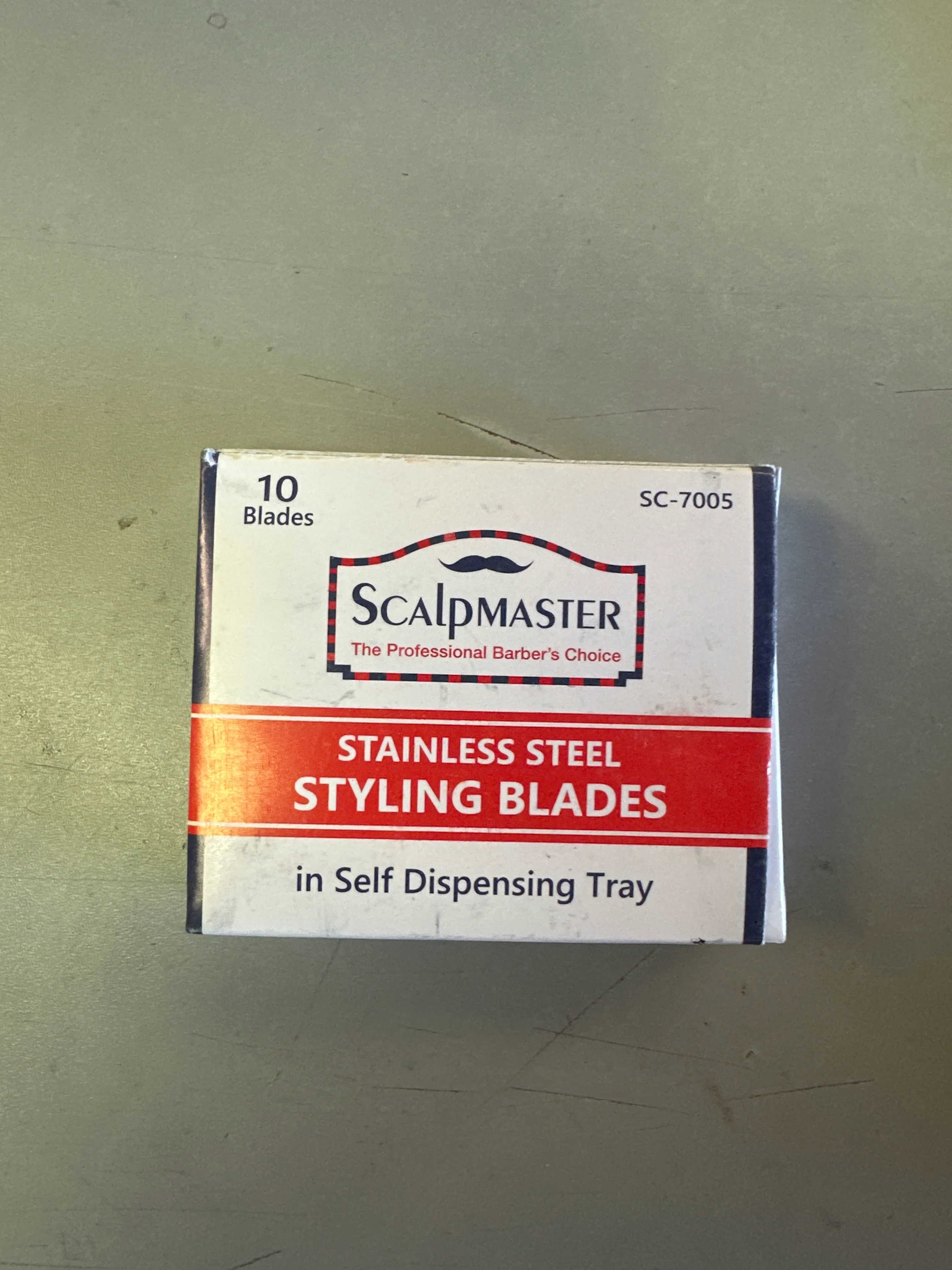 Scalpmaster stainless steel styling blades