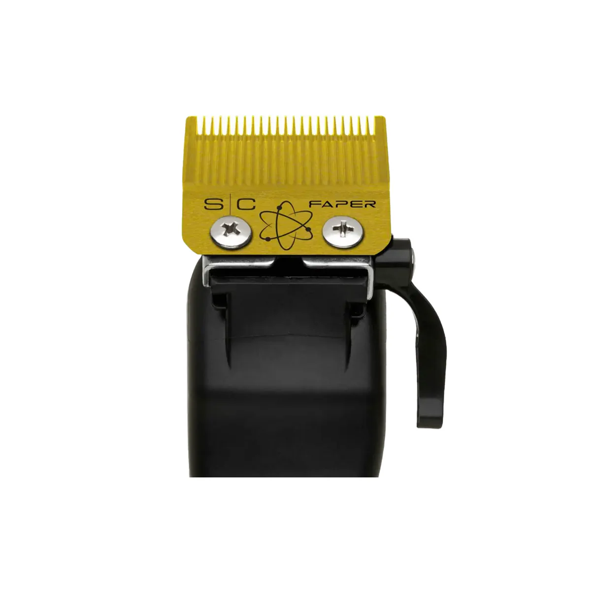 StyleCraft Fixed Gold Titanium Faper Clipper Blade w/ Moving Slim Deep Cutter Set - Image 2
