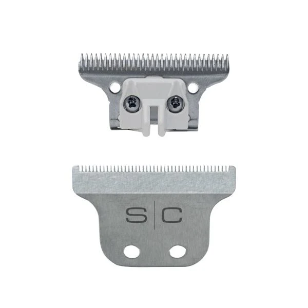 StyleCraft Fixed Stainless Steel Trimmer Blade w/ Stainless Steel Deep-Tooth Cutter (SC522S)