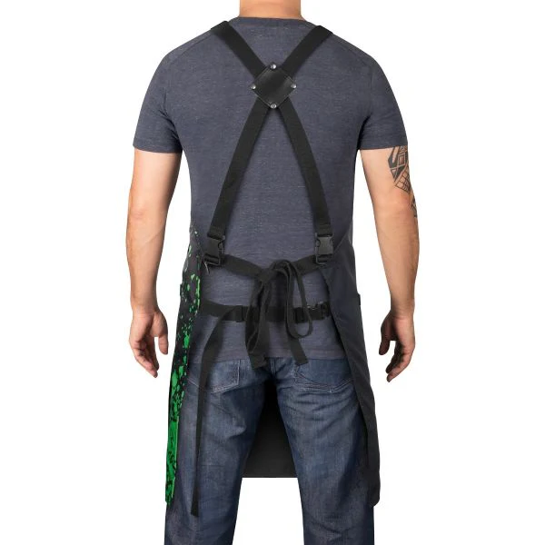 Stylecraft Radioactive Barber & Stylist Apron Black - Image 3