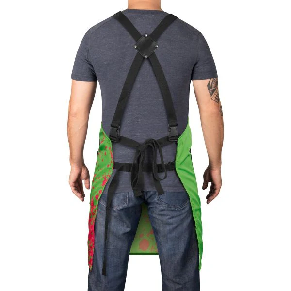 Stylecraft Radioactive Barber & Stylist Apron Green - Image 3