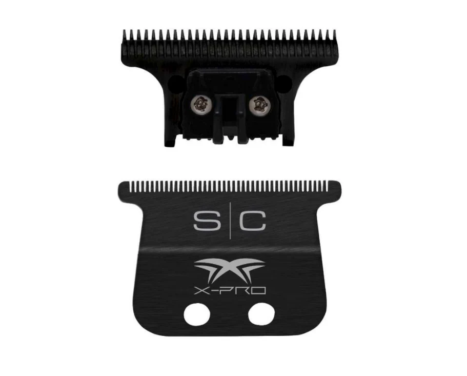 STYLECRAFT S/C REPLACEMENT FIXED BLACK DIAMOND X-PRO WIDE FIXED BLADE WITH BLACK DLC “THE ONE” CUTTER TRIMMER BLADE SET sc536b