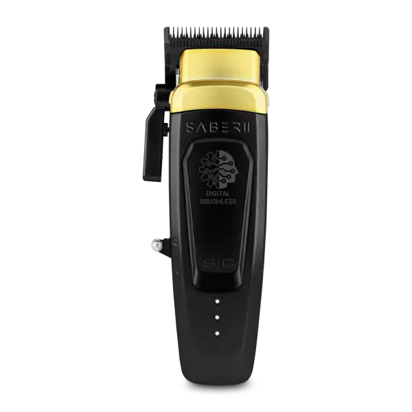 StyleCraft Saber 2.0 Cordless Modular Clipper w/ High-Torque Digital Brushless Motor Black - Image 3