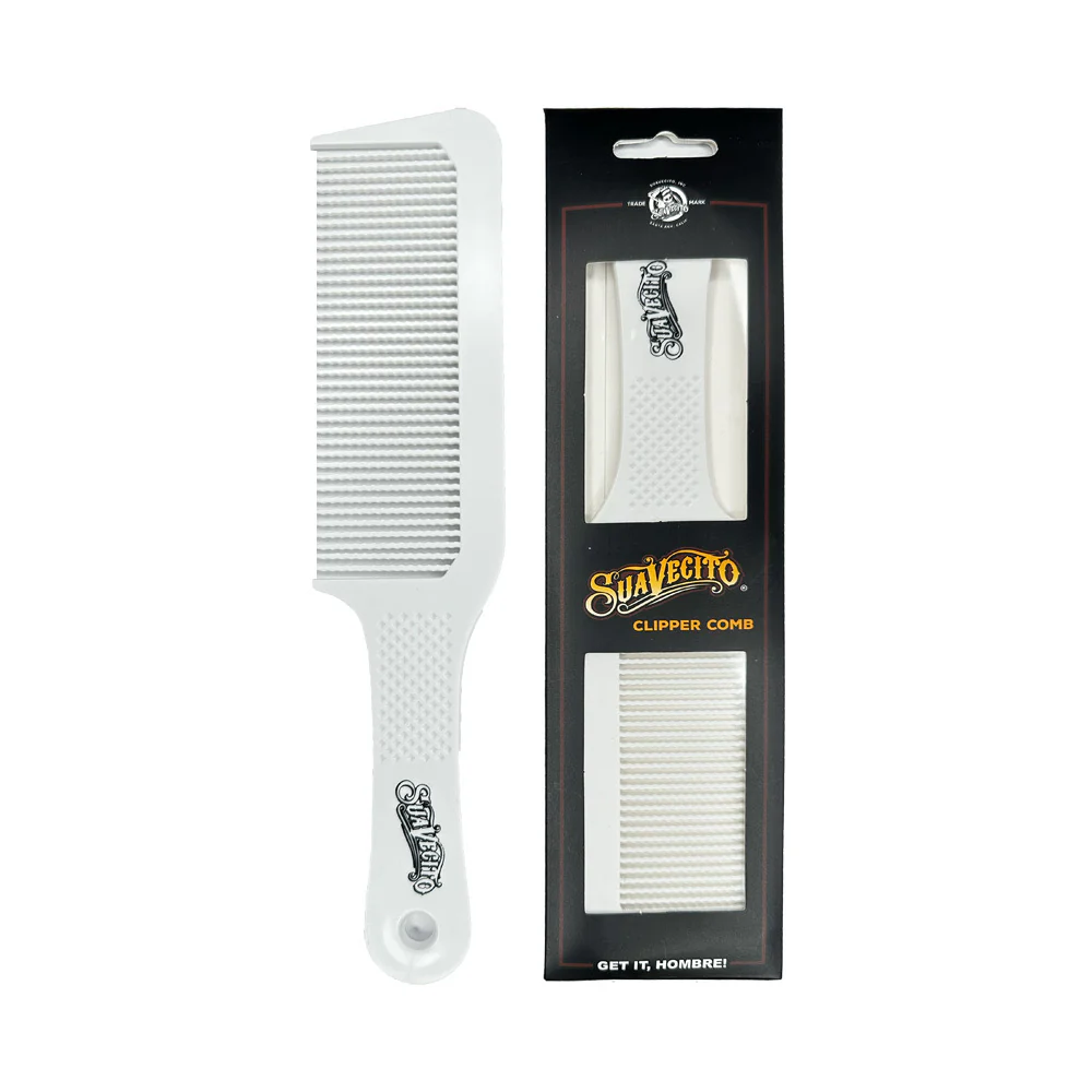 Suavecito Clipper Comb White