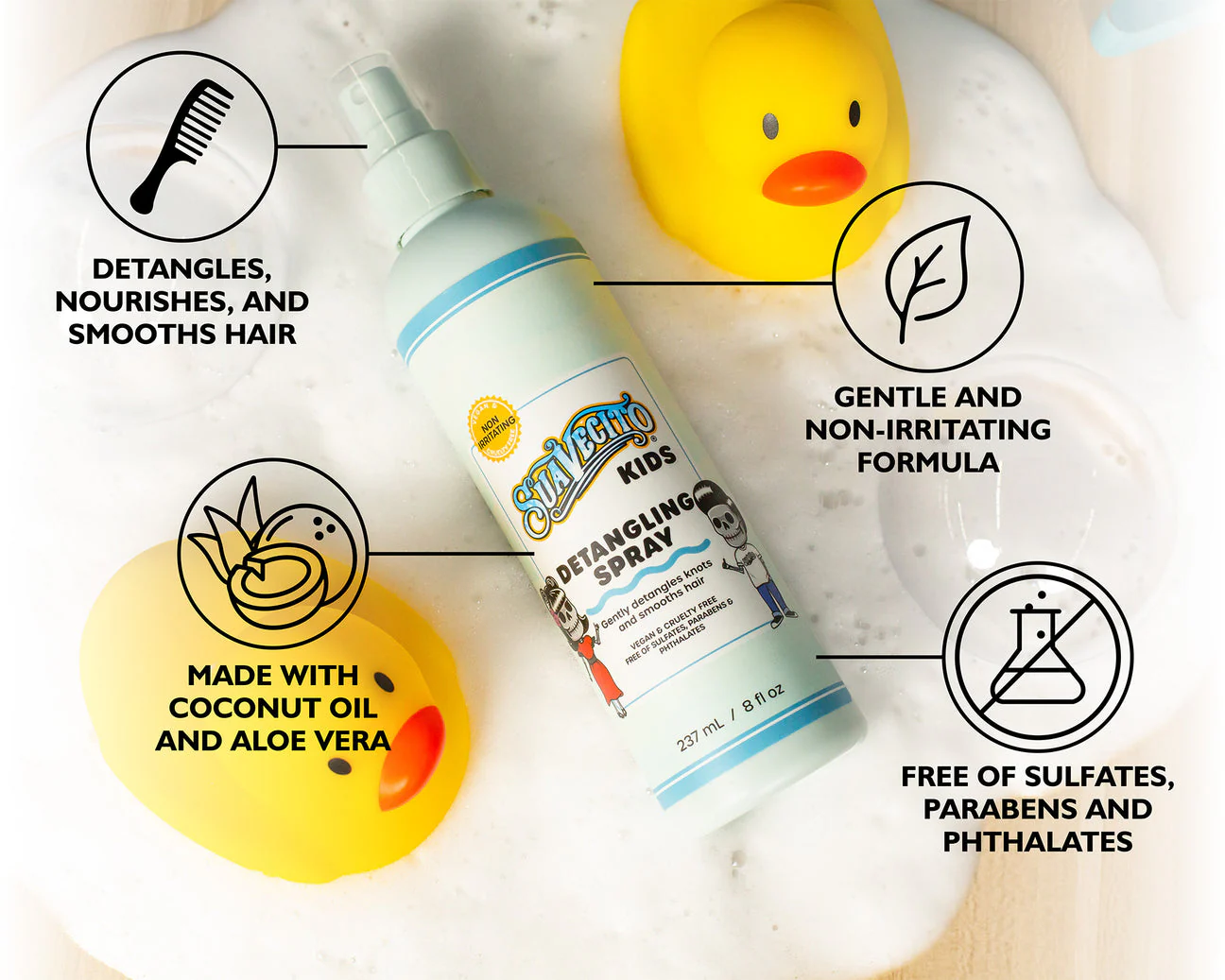 Suavecito Kids Detangling Spray - Image 3