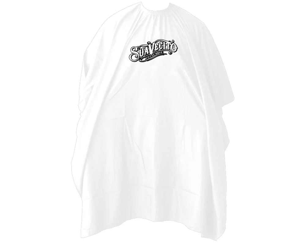 Suavecito White Barber Cape