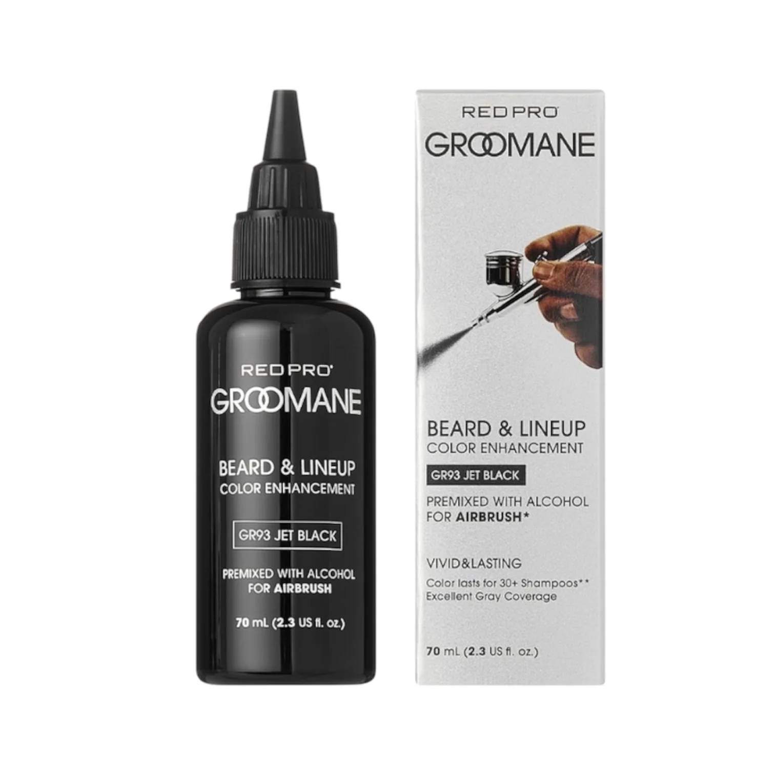 Red PRO Groomane Beard & Lineup Color Enhancement Color