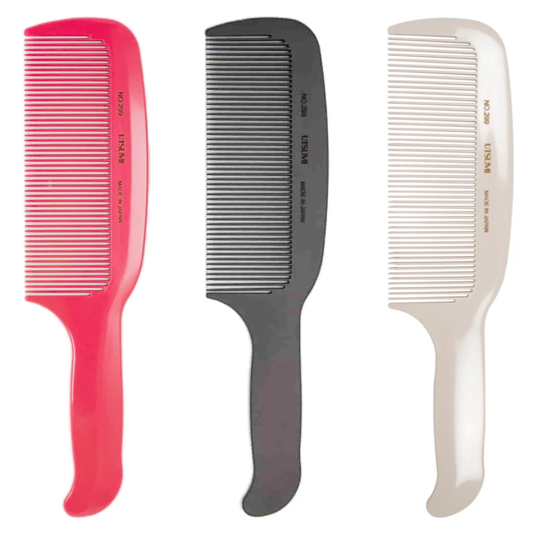 UTSUMI Barber Flat Top Comb #299